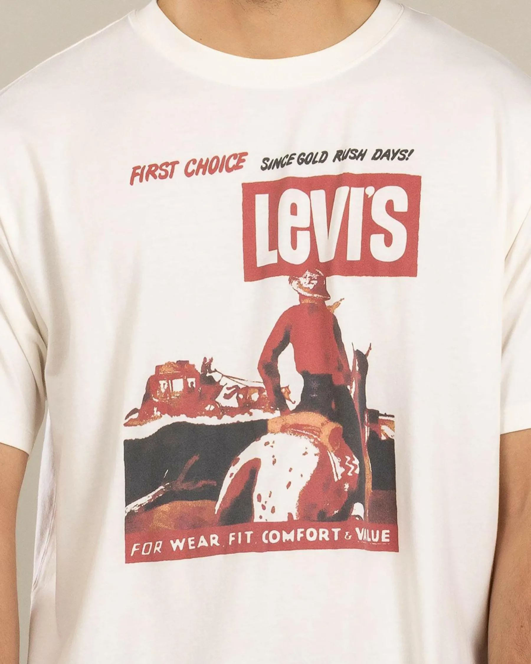 Tops & T-Shirts*Levi's Vintage Graphic T-Shirt First Choice 1 Egret