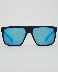 Sunglasses*Dragon Alliance Vinyl LL Sunglasses Matte Black/ll Blue Ion