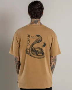 Tops & T-Shirts*RVCA Viper VA T-Shirt Camel