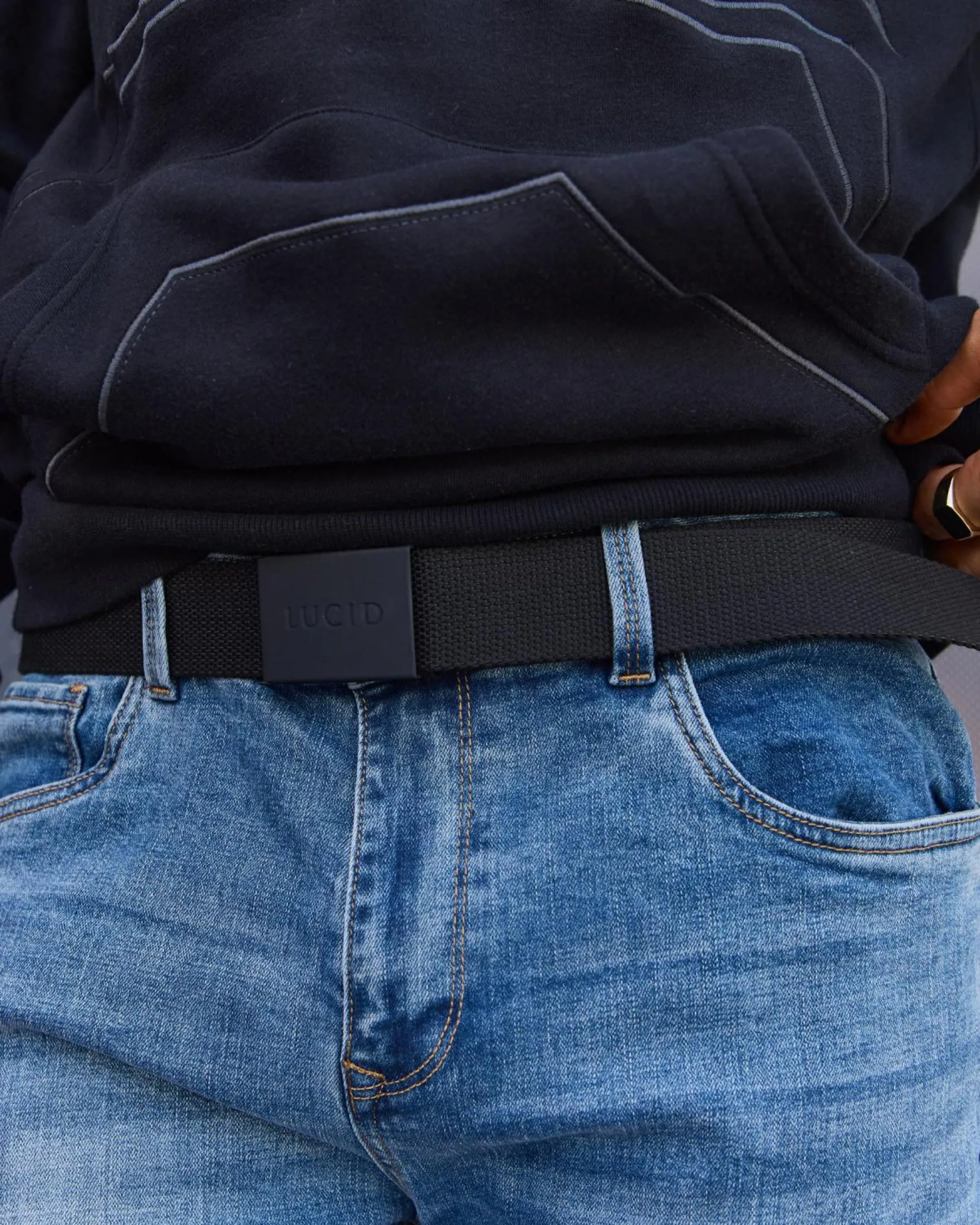 Belts*Lucid Viper Web Belt Black