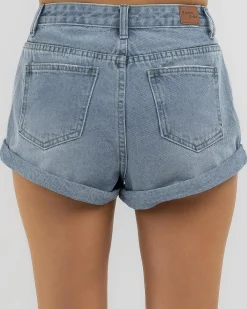 Denim|Bottoms*Country Denim Virginia Denim Shorts Mid Blue