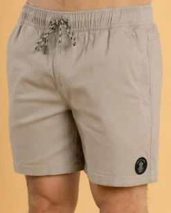 Shorts & Bottoms*Salty Life Vision Elastic Waist Shorts Stone