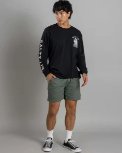 Shorts & Bottoms*Salty Life Vision Elastic Waist Shorts Sage