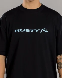 Tops & T-Shirts*Rusty Vital T-Shirt Black 2