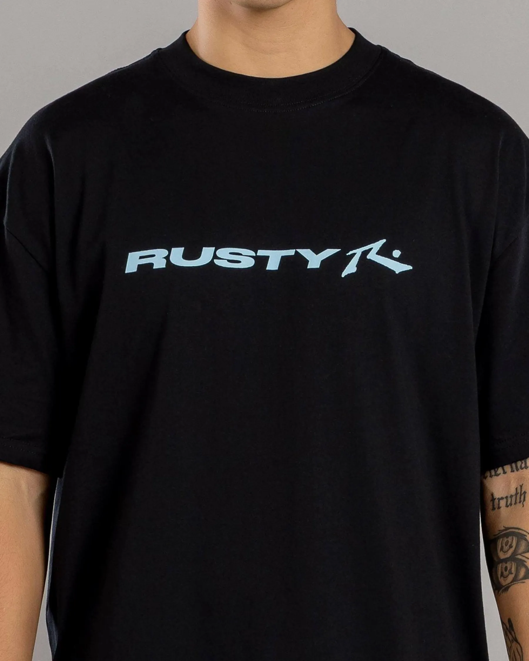 Tops & T-Shirts*Rusty Vital T-Shirt Black 2