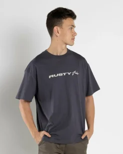 Tops & T-Shirts*Rusty Vital T-Shirt Coal