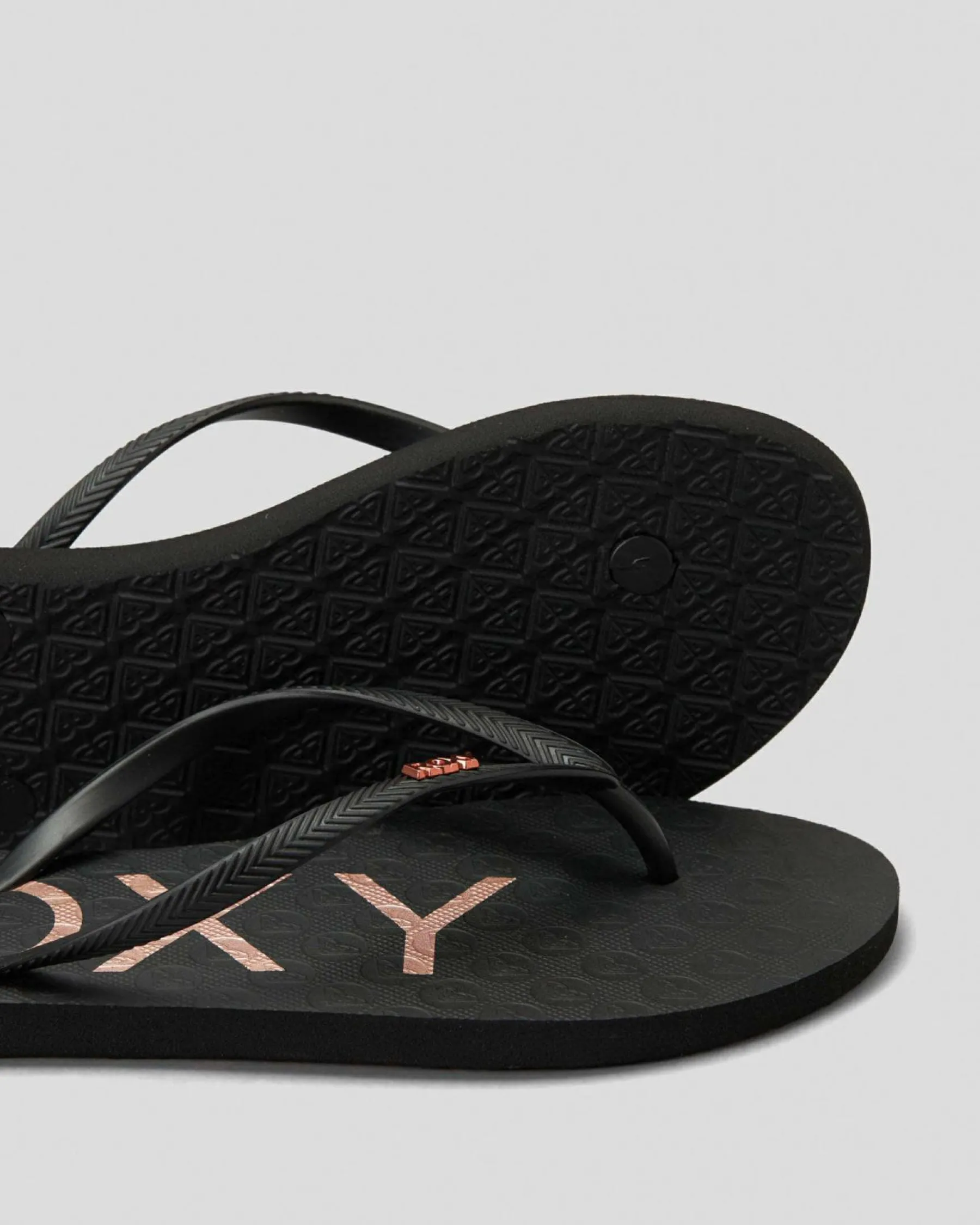 Flip Flops*Roxy Viva Le Thongs Black 3