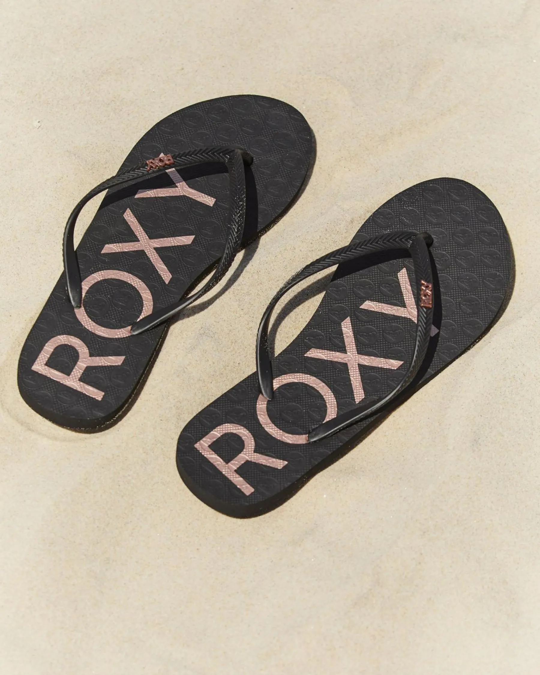 Flip Flops*Roxy Viva Le Thongs Black 3