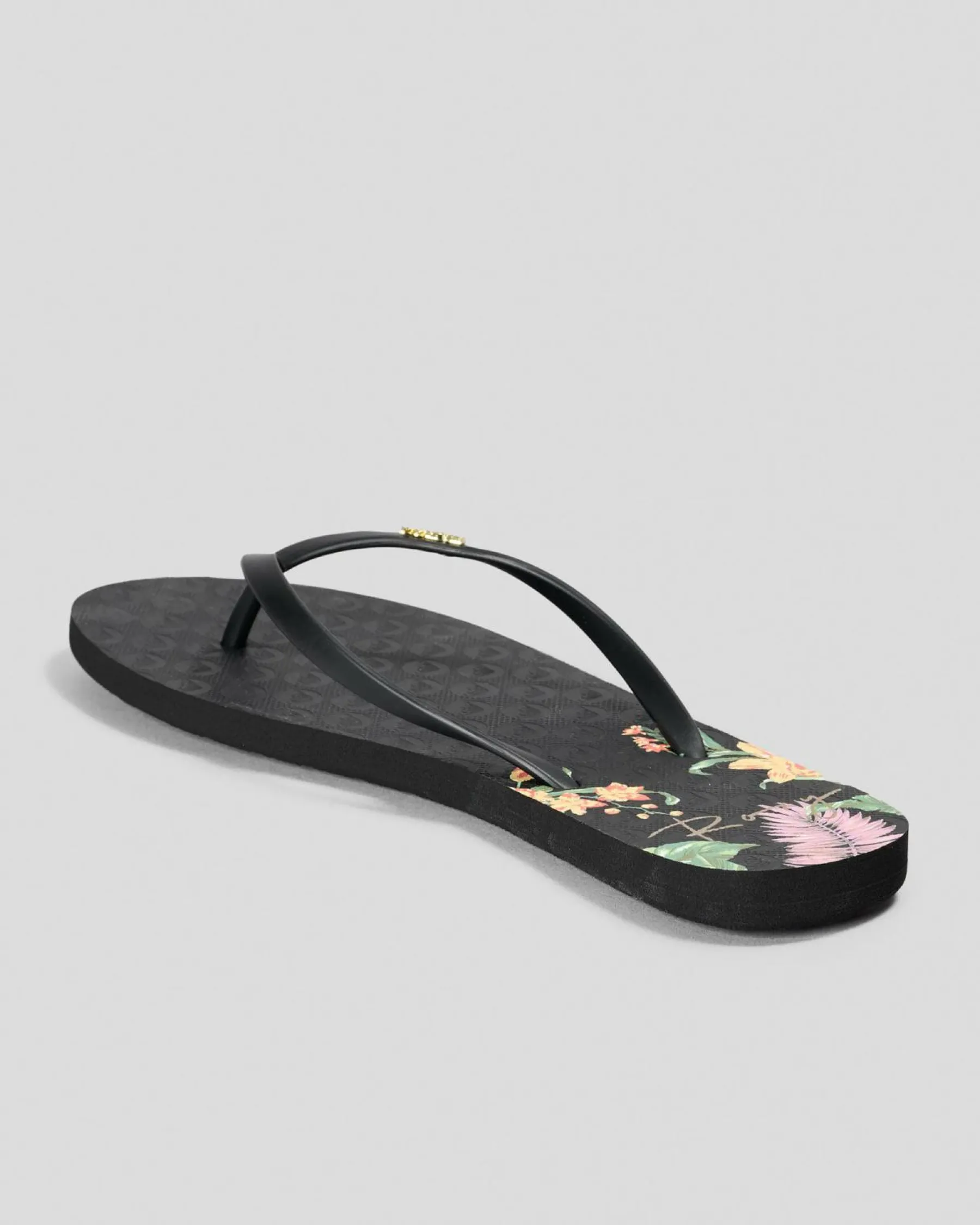 Flip Flops*Roxy Viva Printed Thongs Anthracite/black
