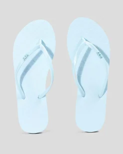 Flip Flops*Roxy Viva Thongs Light Blue