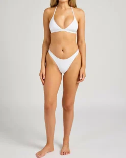 Bikinis*Topanga Viva Triangle Bikini Top White