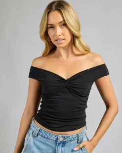Tops*Ava And Ever Vivian Top Black