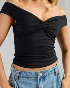 Tops*Ava And Ever Vivian Top Black