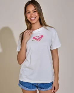 Tops*Roxy VL Ocean Regular Corpo T-Shirt Egret