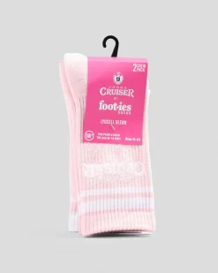 Vodka Cruiser Lush Embroidery Sneaker Socks 2 Pack Socks