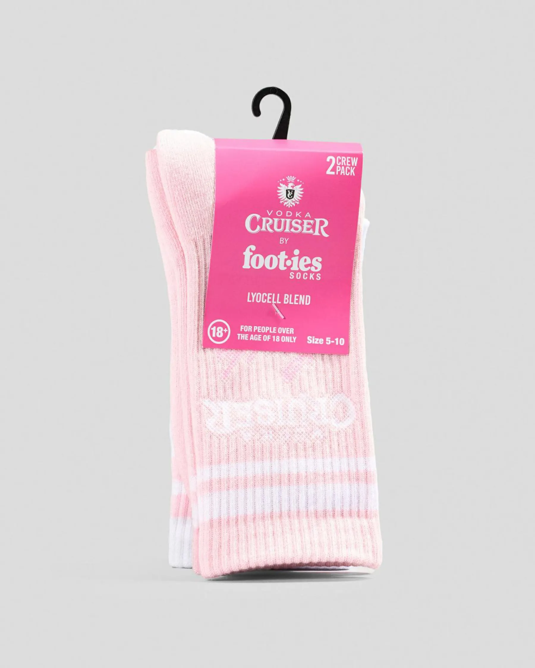 Vodka Cruiser Lush Embroidery Sneaker Socks 2 Pack Socks
