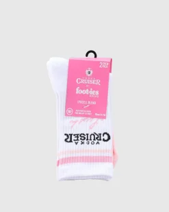 Outlet Vodka Cruiser Lush Guava Sneaker Sock 2 Pack Socks