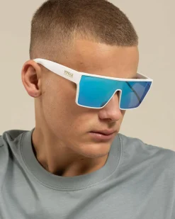 Sunglasses*Carve Voodoo Polarised Sunglasses Matt White/ Blue Iridium