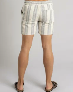 Shorts & Bottoms*Skylark Waffle Elastic Waist Shorts Off White