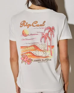 Tops*Rip Curl Waikiki Standard T-Shirt Bone