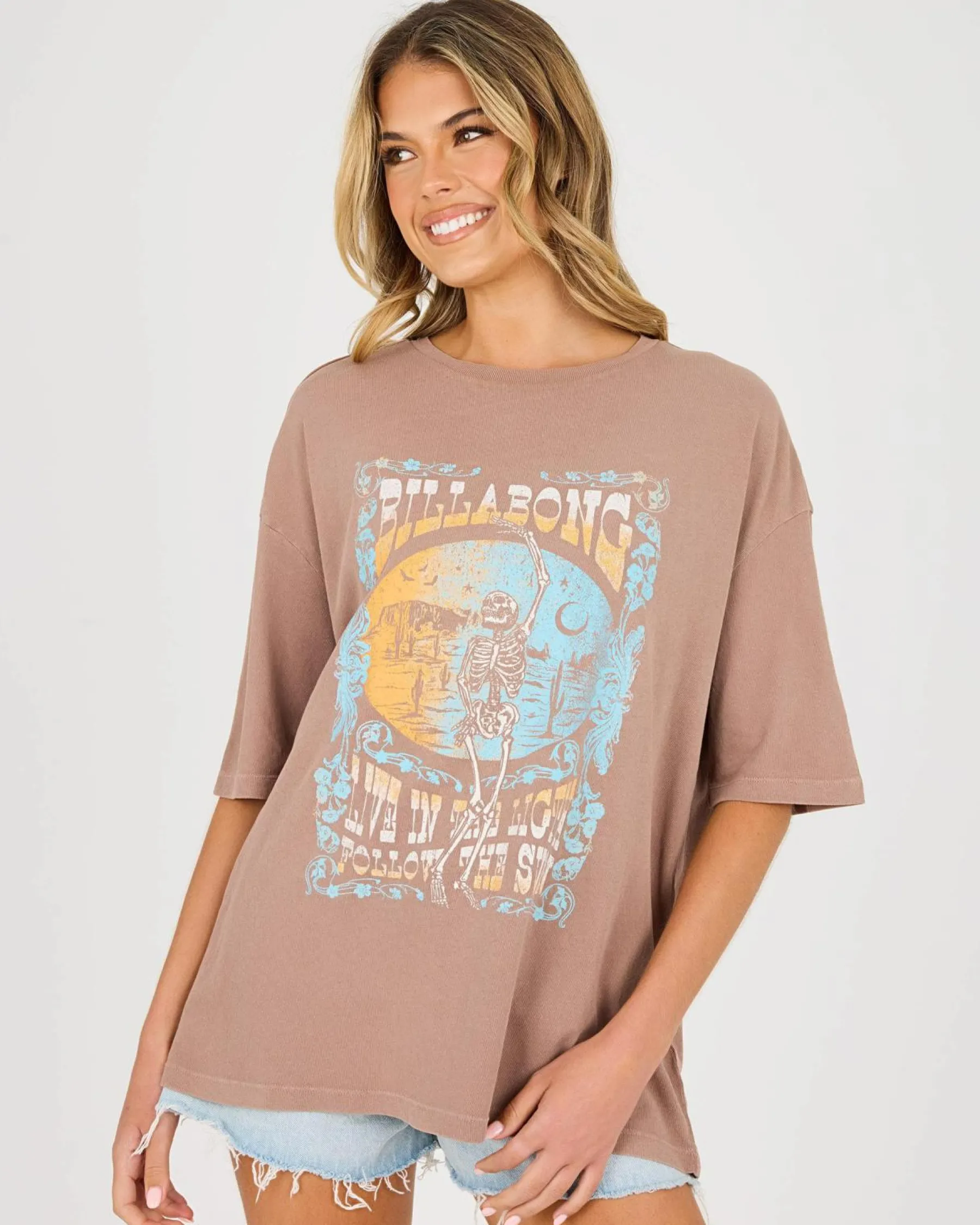 Tops*Billabong Walk With Me T-Shirt Sweet Earth