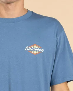 Tops & T-Shirts*Billabong Walled Regular T-Shirt Carolina Blue
