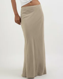 Outlet Ward Maxi Skirt Women Linen Blend|Bottoms