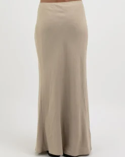 Outlet Ward Maxi Skirt Women Linen Blend|Bottoms