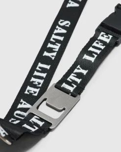Beach Accessories & Towels*Salty Life Warhead Lanyard Stubby Cooler Black