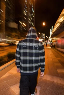 Hot Warped Zip Thru Hooded Jacket Jackets & Coats