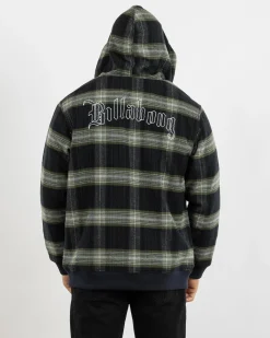 Hot Warped Zip Thru Hooded Jacket Jackets & Coats