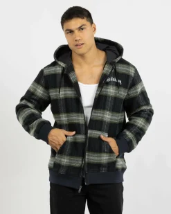 Hot Warped Zip Thru Hooded Jacket Jackets & Coats
