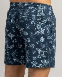 Board Shorts|Shorts & Bottoms*Jacks Wasteland Elastic Waist Shorts Navy