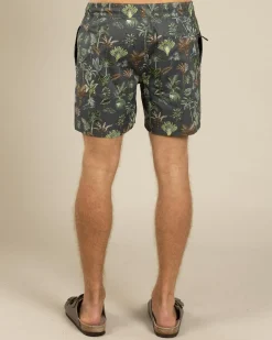 Board Shorts|Shorts & Bottoms*Jacks Wasteland Elastic Waist Shorts Charcoal