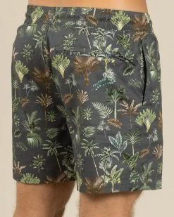 Board Shorts|Shorts & Bottoms*Jacks Wasteland Elastic Waist Shorts Charcoal