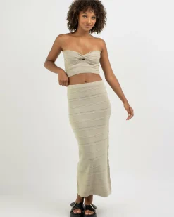 Sets|Tops*Mooloola Wategos Tube Top Stone