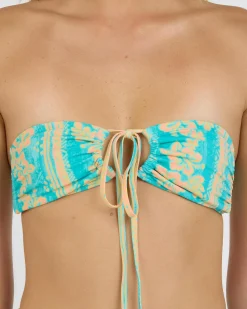 Bikinis*Billabong Water Baby Drew Bandeau Bikini Top High Tide