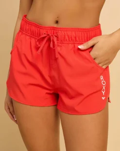 Board Shorts*Roxy Wave 2" Board Shorts Tomato