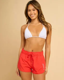 Board Shorts*Roxy Wave 2" Board Shorts Tomato