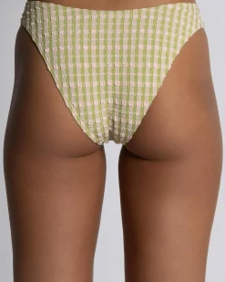 Bikinis*Billabong Wave Check Hike Bikini Bottom Celery