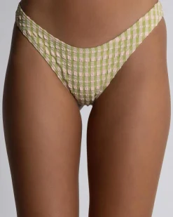 Bikinis*Billabong Wave Check Hike Bikini Bottom Celery