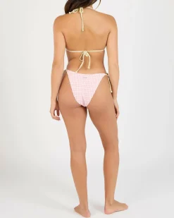 Bikinis*Billabong Wave Check Tie Side Hike Bikini Bottom Rosie
