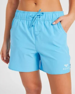 Board Shorts*Roxy Wave Eco Board Shorts Azure Blue