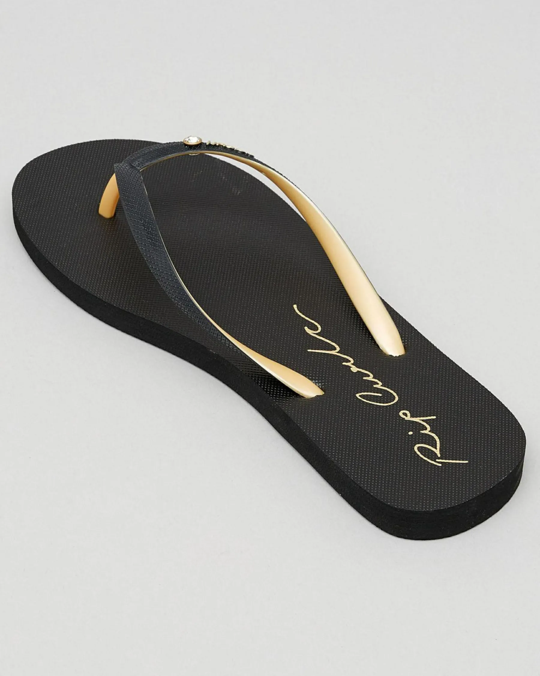 Flip Flops*Rip Curl Wave Thongs Black/ Gold