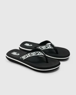 Flip Flops*Billabong Wave Watcher Throwback Thongs Black