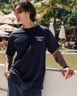 Tops & T-Shirts*Jacks Wavecrest T-Shirt Washed Navy