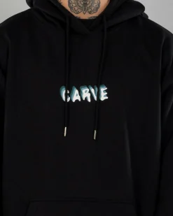 Hoodies & Sweatshirts*Carve Waves Hoodie Black