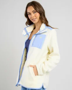 Jackets & Coats*Roxy Waves of Warmth Cosy Jacket Egret