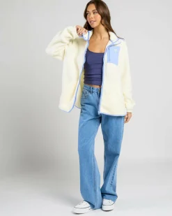 Jackets & Coats*Roxy Waves of Warmth Cosy Jacket Egret