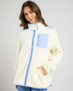 Jackets & Coats*Roxy Waves of Warmth Cosy Jacket Egret